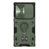 Capa Case Nillkin Camshield Armor Pro Galaxy S23 Ultra (6.9) Cor Verde
