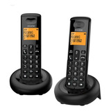 Teléfonos Inalambrocos Alcatel E260 Duo Altavoz Dec 6.0 Color Negro 110v