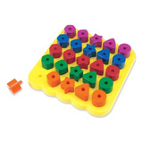 Tablero De Apilar Juego De Ensarte Para Bebes Color Multicolor