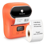 Phomemo -m110 Label Maker Impresora Térmica Portátil Blueto Color Naranja