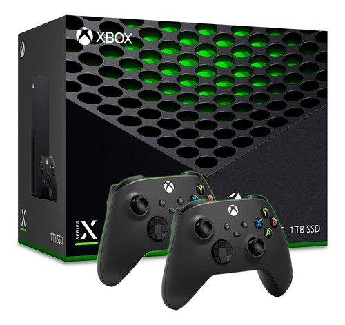 Combo Xbox Series X 1tb Ssd + 2 Controles Inalámbricos   