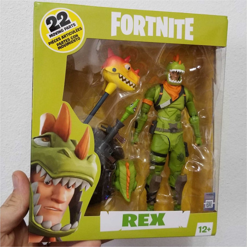 Boneco Premium Fortnite Rex Articulado 100% Original 18cm