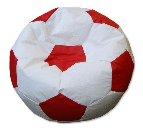 Puff Fiaca Pelota Infantil De Futbol River Plate Rojo Blanco