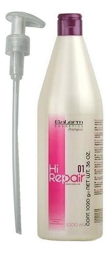 Salerm Hi  Repair Shampoo 1000ml Cabello Maltratado Cn Envio