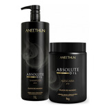 Kit Aneethun Absolute Oil Nutrição- Shampoo 1l E Máscara 1kg