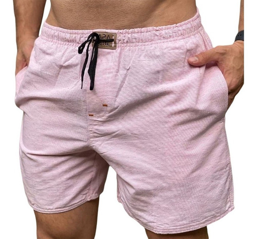 Short Praia Masculino Mauricinho Bermuda Tactel Academia Top