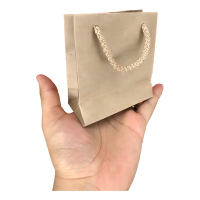 Bolsa Papel Kraft 10x10+5 Cm Chica Joyeria Lisa 20 Pz | MercadoLibre