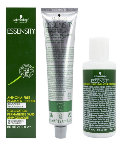 Schwarzkopf Essensity Tintura Sin Amoniaco Oxidante 60ml 6c