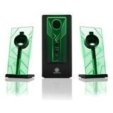 Altavoces Para Computadora Gogroove Basspulse 2.1 Con Led Ve