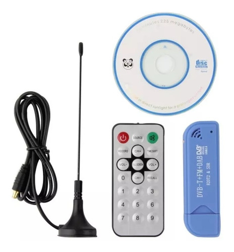 Sdr Radio Receptor Usb Con Rtl2832u + R820t2 Dvb-t