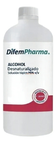  Alcohol Desnaturalizado Al 70% Difempharma 250 Ml