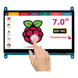 Pantalla Táctil 7'' Entrada Hdmi 800x480 Touch Raspberry