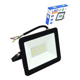 Reflector Led 30w Ip65 Plano Tipo Tableta Exterior Interior