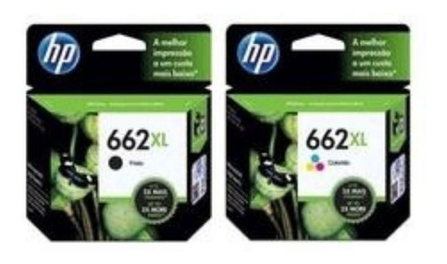 Kit De Cartuchos Hp 662 Xl Black + Color Original