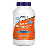 Ultra Omega 3d Now Foods 600epa/300dha 180soft Importado