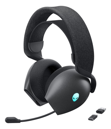 Headset Gamer Inalambrico Alienware Aw720h Dolby 3.5mm Negro
