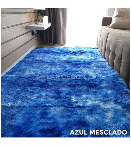 Tapete Felpudo Peludo 1,50x1,50 Quadrado Sala Quarto Corredo