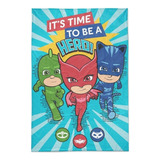 Piñataflannel Pj Masks Hero Frazada Con Diseño De 1 1/2 Plaza