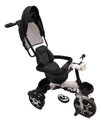 Triciclo Tino Kids Evolutivo Asiento Giratorio Con Capota