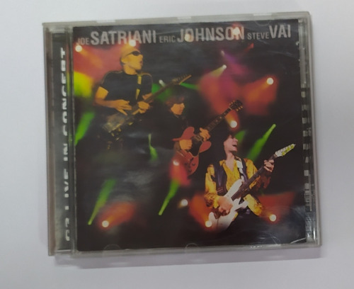Cd Satriani Johnson Steve Vai Live Concert G3 Original