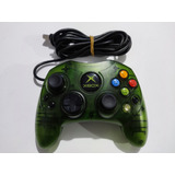 Control Original Microsoft Xbox Clasico Edicion Verde Clear