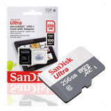Cartão Memória Sandisk Ultra Sdsqunr Com Adaptador Sd 256gb
