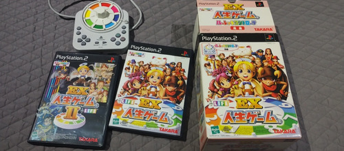 Ex Game Of Life Control Con Dos Juegos Compatibles Ps2 Japon