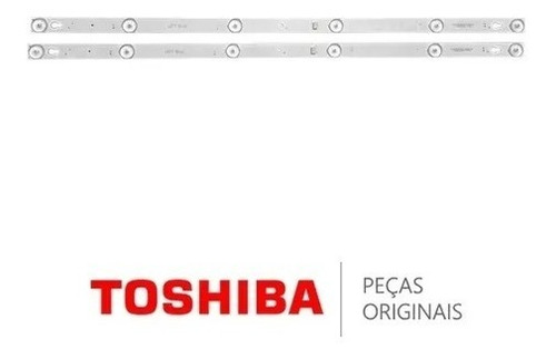 Kit Barra De Led Toshiba 32l1800 32l2600 32l2800 32l2900