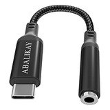 Adaptador De Audio Usb C A 3.5 Mm, Adaptador De Audífonos