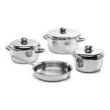 Bateria De Cocina Gamuza De 7 Piezas Ac Inoxidable Futture