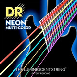 Cuerdas P/ Guitarra Eléctrica 9-46 Dr Neon Multicolor Nmce-9