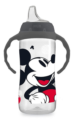 Tetero De Entrenamiento Nuk Minnie - Mickey 10 Oz Silicona Color Mickey Mouse