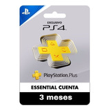 Playstation Plus Essential 3 Meses