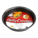 Molde Tartera 24 Cm Betty Crocker Antiadherente Tortera Color Negro