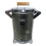 Asador De Barril Mini430  Itaho 5libras  Acero Inoxidable 