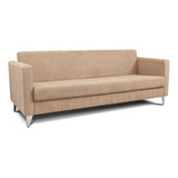 Sofa Cama 2.12 - Tela Anti Manchas Color Beige