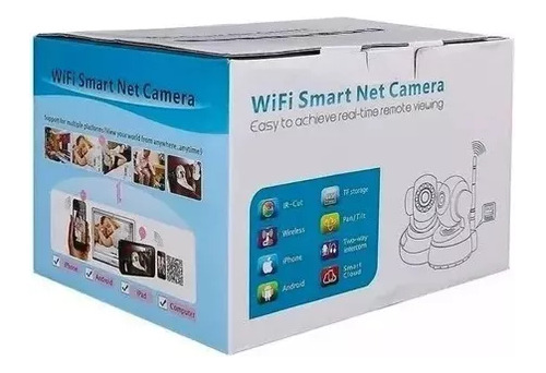 Cámara Ip Seguridad Wifi Smart Net 3 Antenas Ranura Microsd