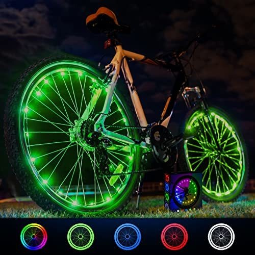 Dly - Luces Led Para Rueda De Bicicleta, 2 Unidades, Imperme