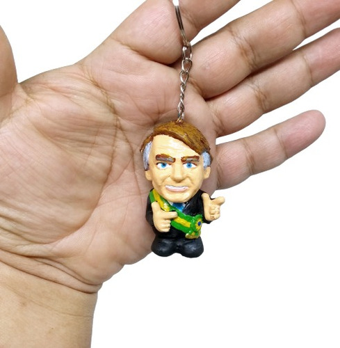 Boneco Bolsonaro Caricatura Chaveiro