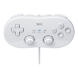 Control Wii Classic Controller Original Blanco Buen Estado