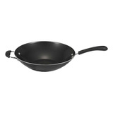 T-fal A8058962 14 Pulgadas. Wok Jumbo, Negro