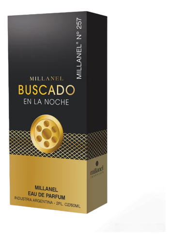 Perfume Millanel Nro: 257 Buscado By Night Masculino. 60ml