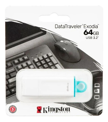 Dtx/64gb Pendrive Exodia 3.2 -64gb Blanco