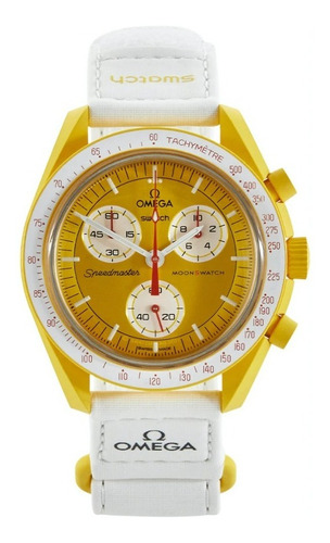 Reloj Swatch Omega Mission To The Sun Correa