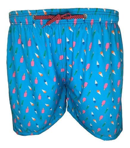 Bermuda Short De Baño Talle Grande Especial Hombre Bolsillo