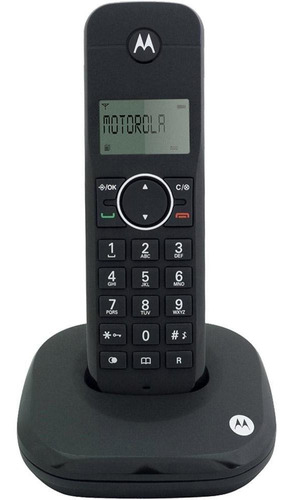 Telefono Inalambrico Motorola Con Id  Negro