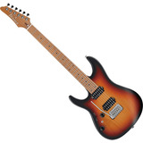 Guitarra Para Zurdo Ibanez Az2402ltff Tri Fade Burst Flat