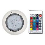 1 Pc Luz Piscina Alta Potencia Rgb Control Remoto