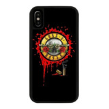 Funda Uso Rudo Tpu Para iPhone Guns And Roses Rock Moda 