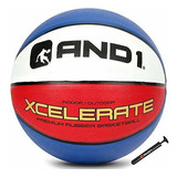 And1 Xcelerate Rubber Basketball (inflated) Or (deflated W/p